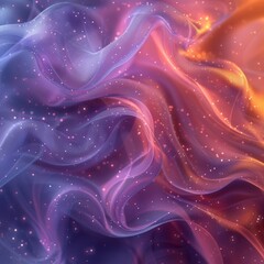 Obraz premium Woman in flowing dress painting