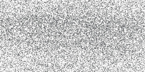 Abstract vector noise. Small particles of debris and dust. Distressed uneven background. Grunge texture overlay with fine grains isolated on white background. Vector illustration.