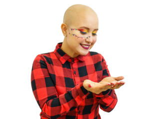 Brazilian woman theme June and July festivals typical Brazilian arraial undergoing cancer treatment transparent png asset