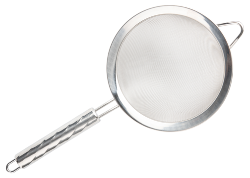 Fine mesh strainer. Stainless steel fine mesh strainers for kitchen. Colander skimmer with handle. Metal sieve sifters for food, rice, oil, noodles, fruits, vegetable. Tea strainer. New kitchenware 