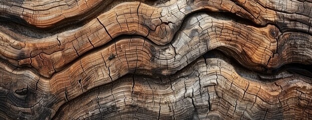 Fototapeta premium Old oak with a beautiful wooden texture close up for wallpaper background