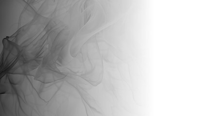 Fototapeta premium Black to white wallpaper. Elegant gradient Background fading from Black to White. Dark Abstract background Flowing darkness from right to Left. features a captivating display of vibrancy. Copy Space