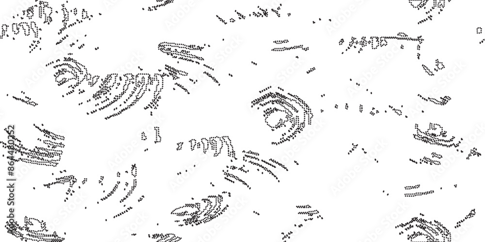 Aufkleber dot pattern seamless background. polka dot pattern template monochrome dotted texture