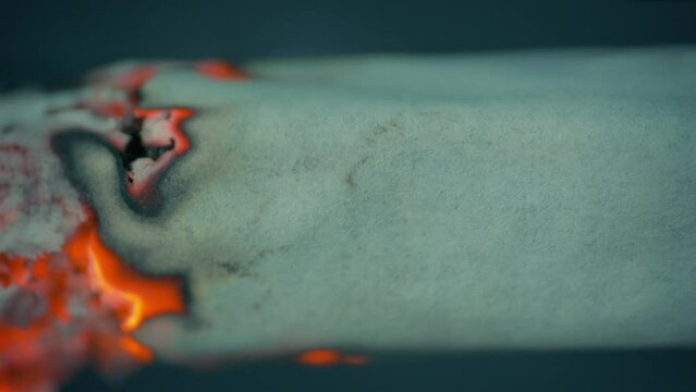 Cigarette Lit And Huge Drag Taken