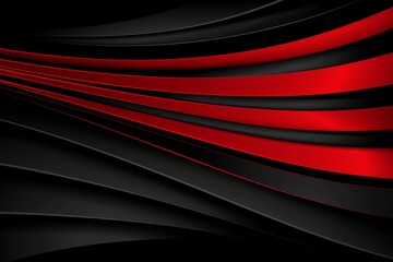 Eye catching black and red geometric pattern banner for striking design projects