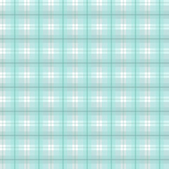 Plaid geometric seamless pattern. Checkered blue color cartoon isolated textile print pattern. Vector illustration on background