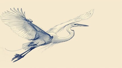  A bird in flight, wings splayed wide, head tilted to one side