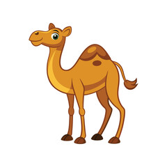 Cartoon camel vector isolated