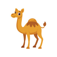 Cartoon camel vector isolated