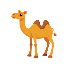 Cartoon camel vector isolated