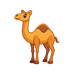Cartoon camel vector isolated
