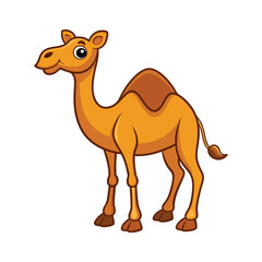 Cartoon camel vector isolated