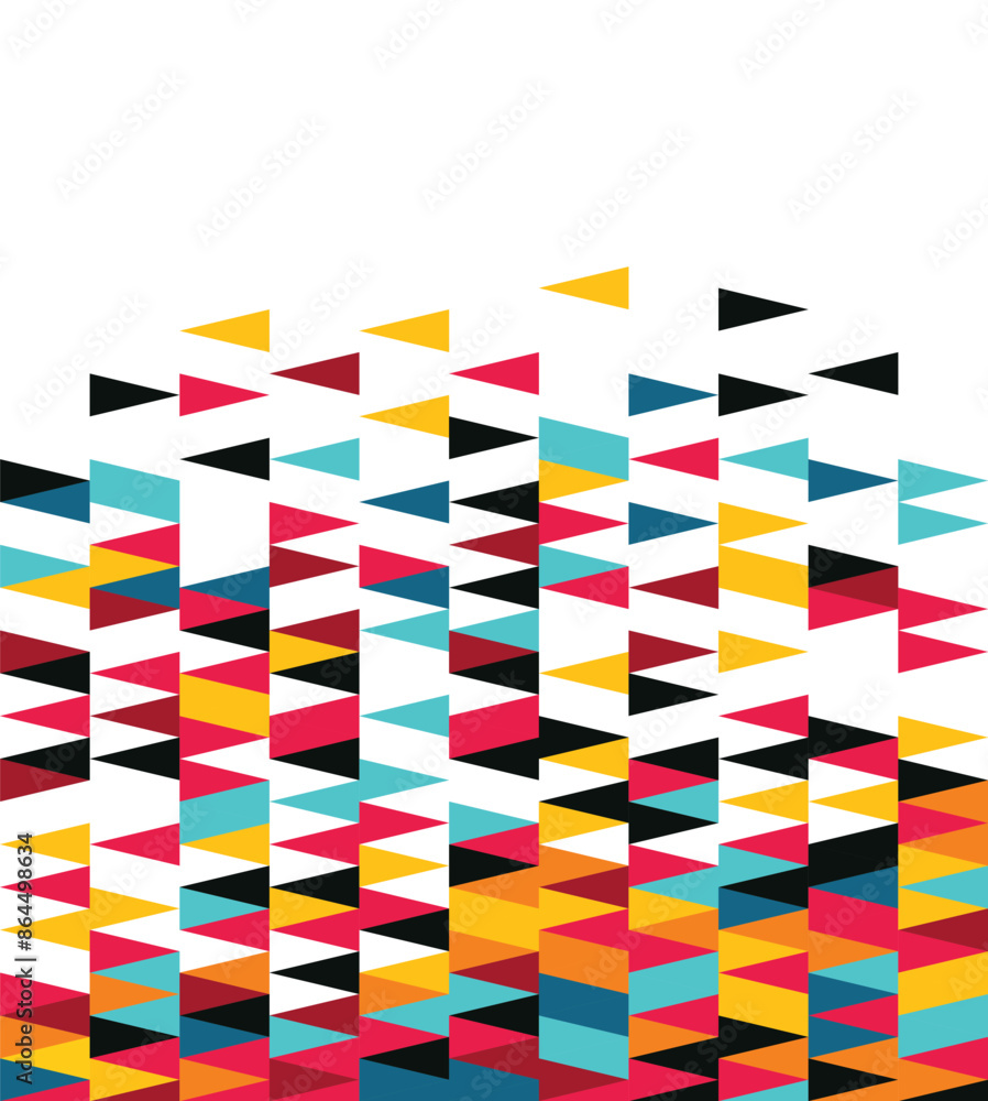 Poster colorful background with squares. background made of triangles. colorful with squares colorful abstr