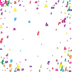 Concept of school background. Colorful childish