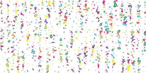 School math notebook cover. Colorful childish