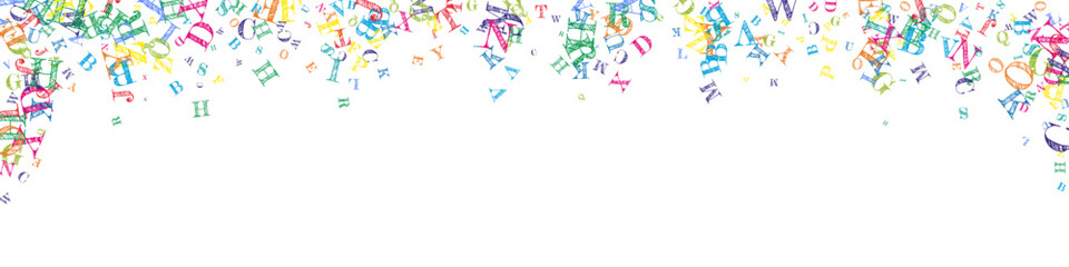 Concept of school background. Colorful childish