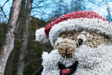 snowman in the snow