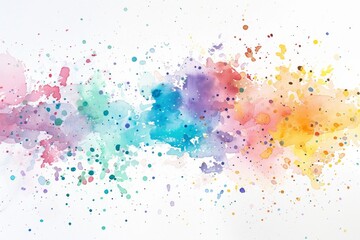 Watercolor splash background, color, paint, splatter