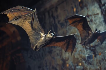 Fototapeta premium Flying Bats