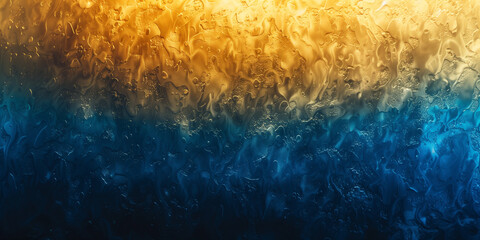 illustration of blue and yellow oil color background	
