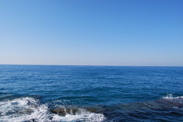 Fototapeta premium Sea view in wery nice and sun day in Turkey city of Alanya