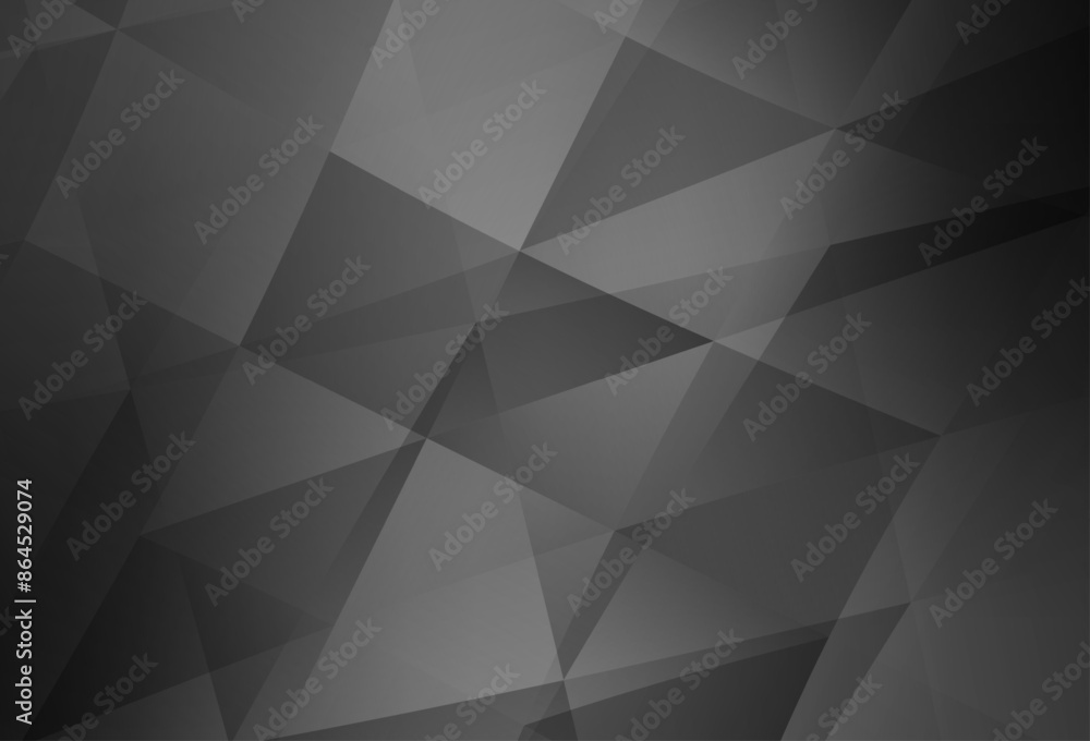 Poster light gray vector abstract mosaic backdrop.