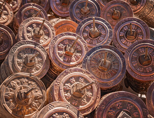 The gig prayer wheels of Tibet