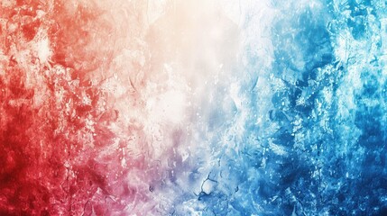 Fototapeta premium Vibrant grainy background blue red white abstract noise texture color gradient backdrop header poster banner design