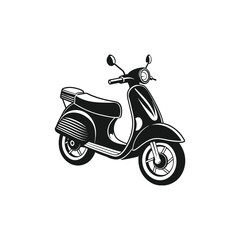Obraz premium vintage scooter art design