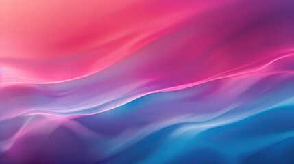 Fototapeta premium Abstract background blue red pink grainy gradient wave blurred noise textured banner poster design