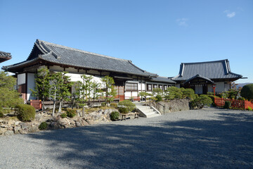 秋の建勲神社　社務所と貴賓館　京都市北区紫野