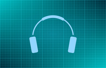 Vector illustration blue background