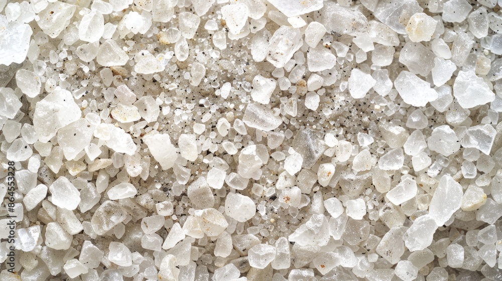Poster quartz sand background with a fine texture and close up view