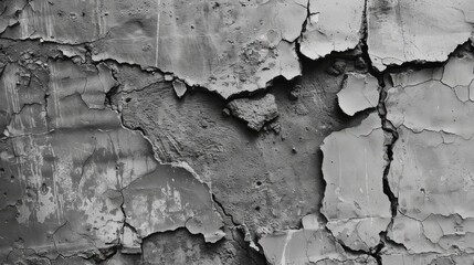 Background of gray old concrete wall