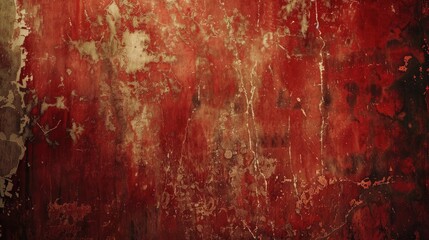 Obraz premium Textured grunge red concrete wall background
