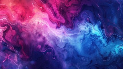 Fototapeta premium Red purple blue colors fusion gradient background vibrant grainy textured art poster design, smooth vivid color flow