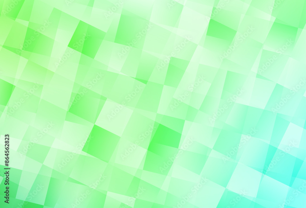 Aufkleber light green vector texture in rectangular style.