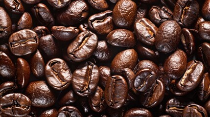 Coffee Beans In Close Proximity