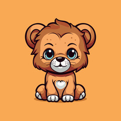 Lion cub vector.eps