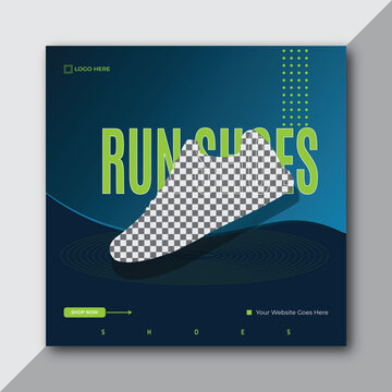 Shoes Promotional Post on Social Media