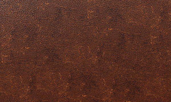 Brown leather fabric texture background. textile material, design interior, decor. 