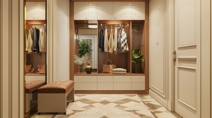 stylish hallway. Hallway design