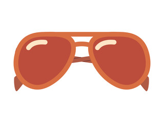 Stylish Sunglasses icon. Fashionable glasses frame silhouette. Accessory for Eye Protection from Sun