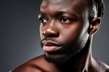 Obraz premium portrait of a man looking away