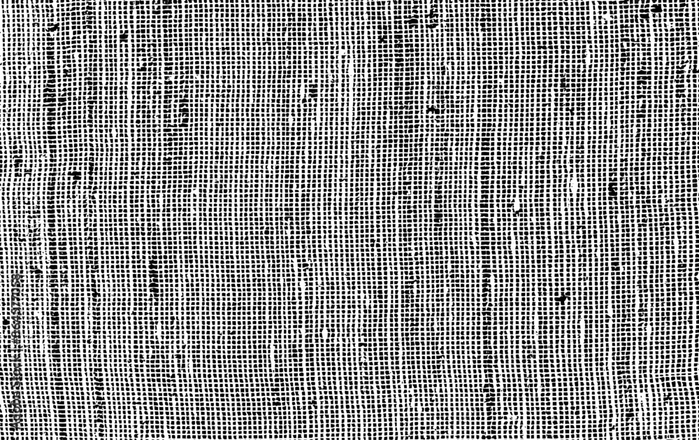 Poster vector fabric texture. distressed texture of weaving fabric. grunge background. abstract halftone ve