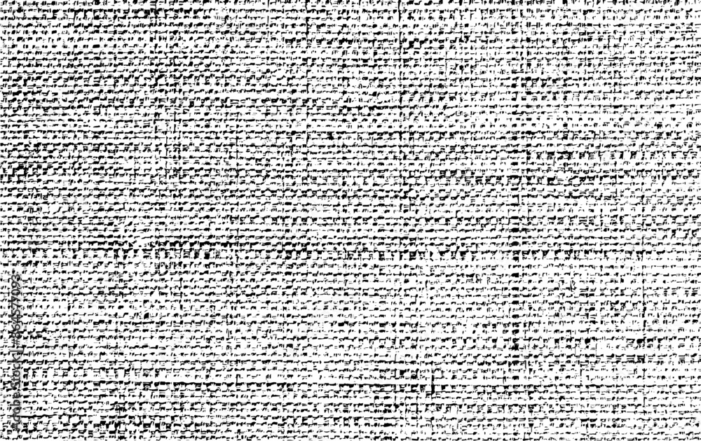 Poster vector fabric texture. distressed texture of weaving fabric. grunge background. abstract halftone ve