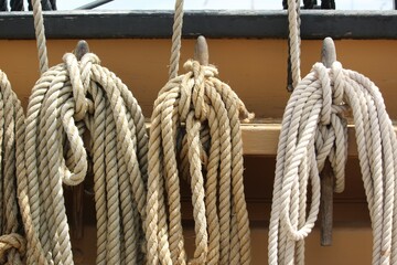 rope on a board