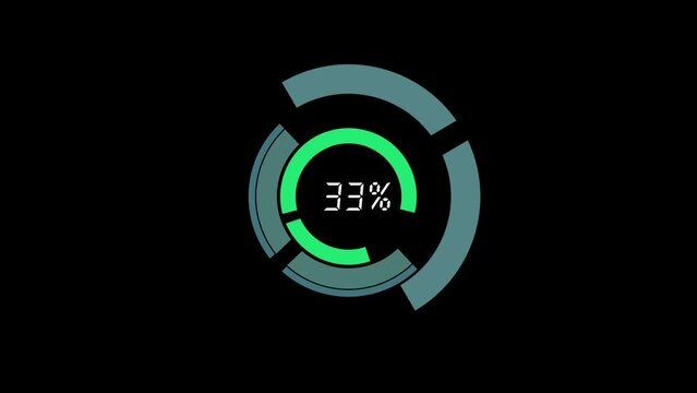 Uma Progress Bar Radial , super animada e colorida. Mudando de cor conforme o seu progresso.