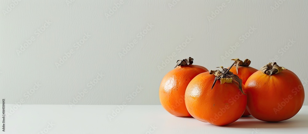 Aufkleber Persimmon displayed on a clean white backdrop with copy space image.