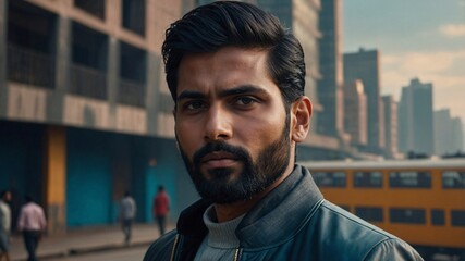 Obraz premium portrait of Indian man